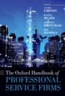 Image for The Oxford handbook of professional service firms