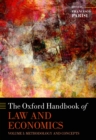 Image for The Oxford Handbook of Law and Economics. Volume 1 Methodology and Concepts