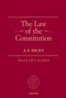 Image for Lectures introductory to the study of the law of the constitution : volume 1