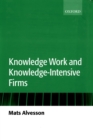 Image for Knowledge work and knowledge-intensive firms