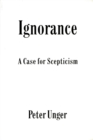 Image for Ignorance: A Case for Scepticism