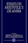 Image for Essays on Aristotle&#39;s De anima