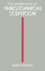 Image for The significance of philosophical scepticism