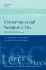 Image for Conservation and sustainable use: a handbook of techniques