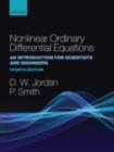 Image for Nonlinear ordinary differential equations ;: an introduction for scientists and engineers