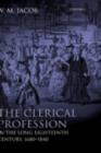 Image for The clerical profession in the long eighteenth century,: 1680-1840