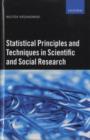 Image for Statistical principles and techniques in scientific and social investigations