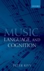 Image for Music, language, and cognition