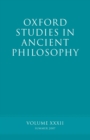 Image for Oxford studies in ancient philosophy.: (Summer 2007)