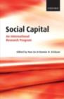 Image for Social capital: an international research program