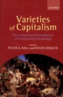Image for Varieties of capitalism: the institutional foundations of comparative advantage