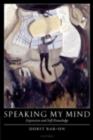 Image for Speaking my mind: expression and self-knowledge