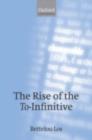 Image for The rise of the to-infinitive