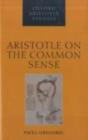 Image for Aristotle on the common sense