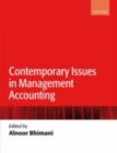 Image for Contemporary issues in management accounting