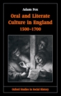 Image for Oral and literate culture in England, 1500-1700
