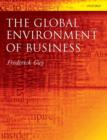 Image for The global environment of business
