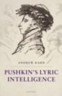 Image for Pushkin&#39;s lyric intelligence