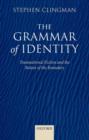 Image for The grammar of identity: transnational fiction and the nature of the boundary