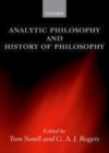 Image for Analytic philosophy and history of philosophy