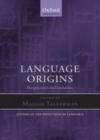 Image for Language origins: perspectives on evolution