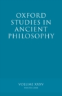 Image for Oxford studies in ancient philosophy. : Vol. 35