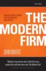 Image for The modern firm: organizational design for performance and growth