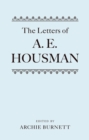 Image for Letters of A. E. Housman: Two-Volume Set