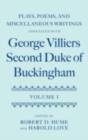 Image for Plays, poems, and miscellaneous writings associated with George Villiers, Second Duke of Buckingham