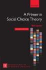 Image for A primer in social choice theory