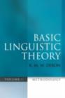 Image for Basic linguistic theory.: (Methodology) : Volume 1,