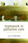 Image for Teamwork in palliative care: fulfilling or frustrating?