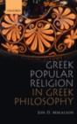 Image for Greek popular religion in Greek philosophy