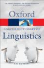 Image for The concise Oxford dictionary of linguistics