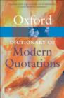 Image for The Oxford dictionary of modern quotations.