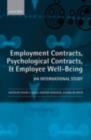 Image for Employment contracts, psychological contracts, and employee well-being: an international study