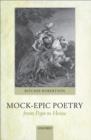 Image for Mock-epic Poetry from Pope to Heine.