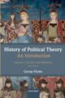 Image for History of political theory: an introduction. (Ancient and medieval) : Volume I,