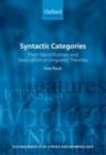 Image for Syntactic categories: their identification and description in linguistic theories