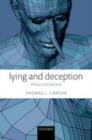 Image for Lying and Deception: Theory and Practice