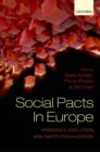 Image for Social pacts in Europe: emergence, evolution, and institutionalization