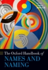 Image for The Oxford handbook of names and naming