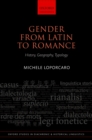 Image for Gender from Latin to Romance : 27