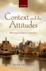 Image for Context and the attitudes: meaning in context.