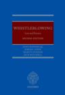 Image for Whistleblowing: Law and Practice: Law and Practice