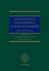 Image for Alternative investment funds in Europe: Law and Practice