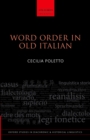 Image for Word order in Old Italian