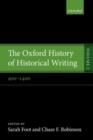 Image for The Oxford history of historical writing.: (400-1400) : Volume 2,