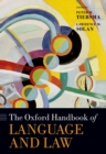 Image for The Oxford Handbook of Language and Law