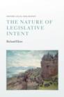 Image for The nature of legislative intent